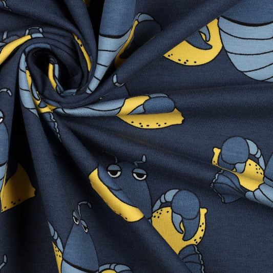 Aankleedkussenhoes - kreeft - blauw