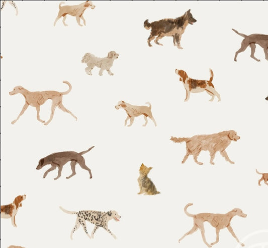 Hoeslaken verschoonmand/kinderwagen - honden