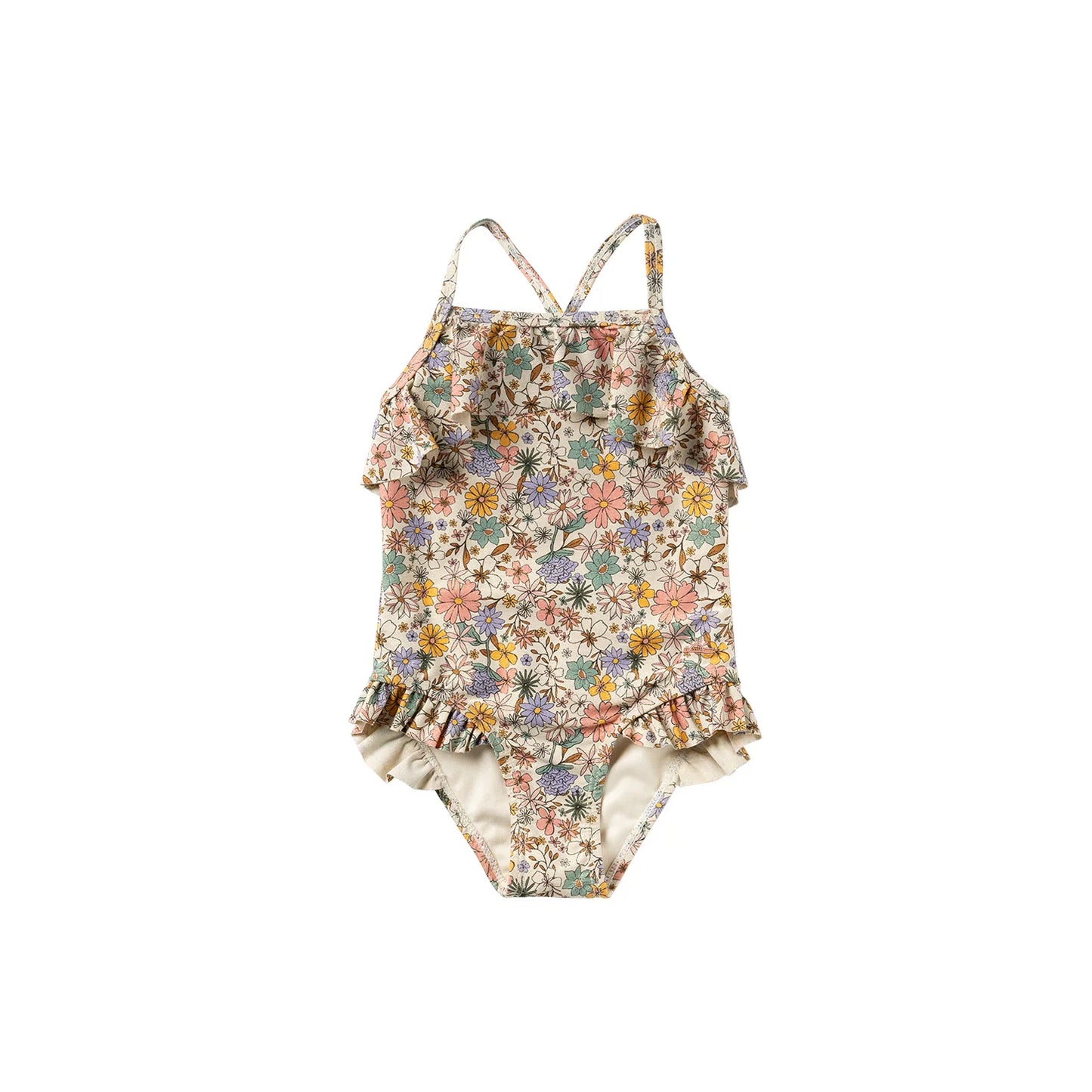 Badpak - UPF50+ - Bloemen - 74/80