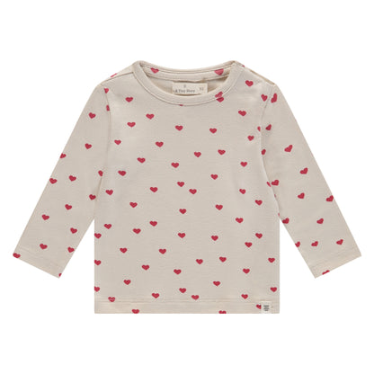 Baby longsleeve - modal mix - hearts