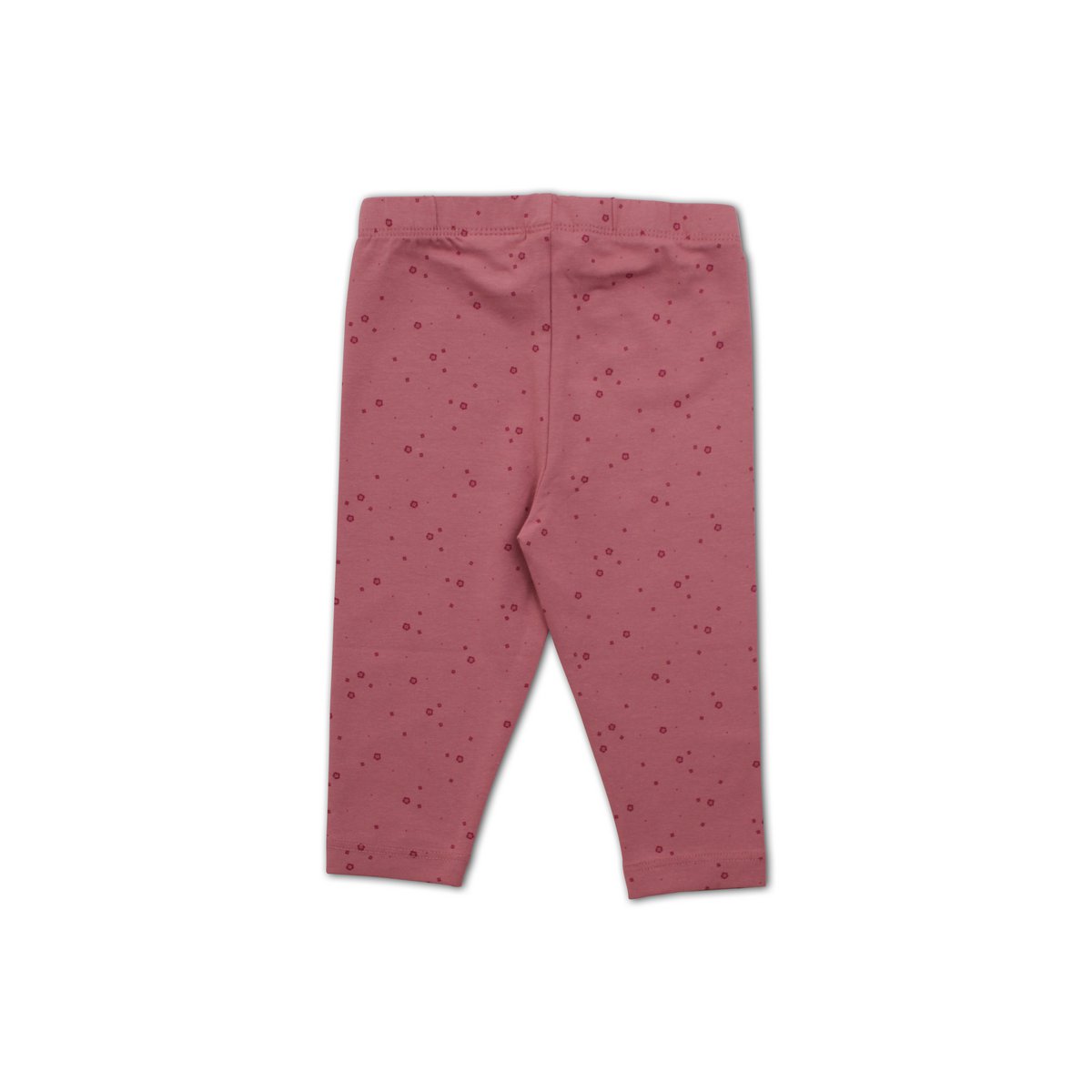 Legging - Oudroze bloemen - Organisch katoen