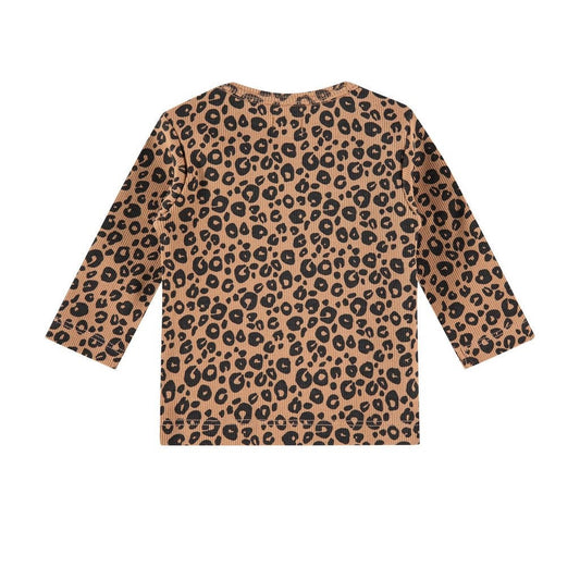 Baby longsleeve panter - Bruin/zwart