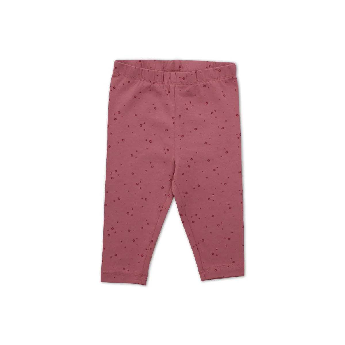 Legging - Oudroze bloemen - Organisch katoen