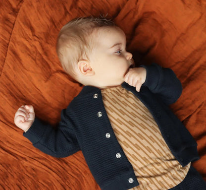 Longsleeve - Sand stripe - maat 50