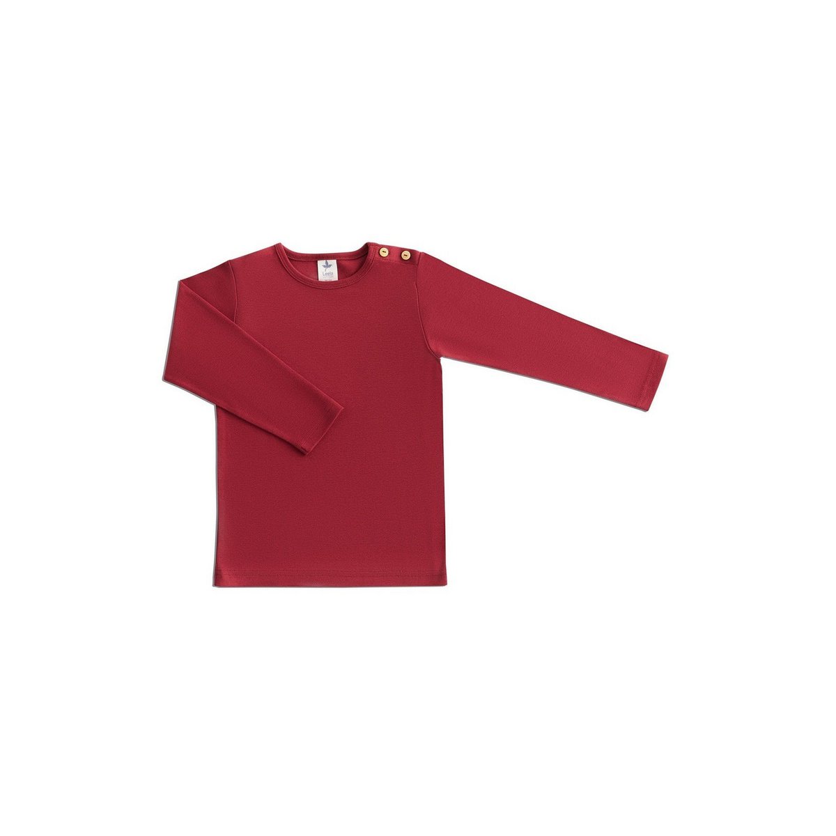 Basic longsleeve - Bio-cotton - Wijnrood