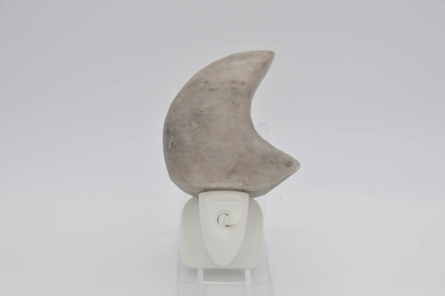 Himalaya zoutlamp stopcontact - Maan Grijs