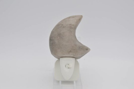 Himalaya zoutlamp stopcontact - Maan Grijs
