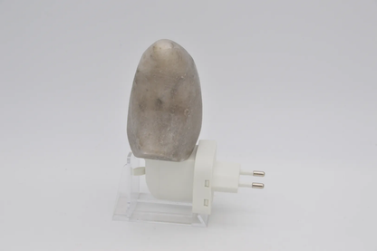 Himalaya zoutlamp stopcontact - Maan Grijs