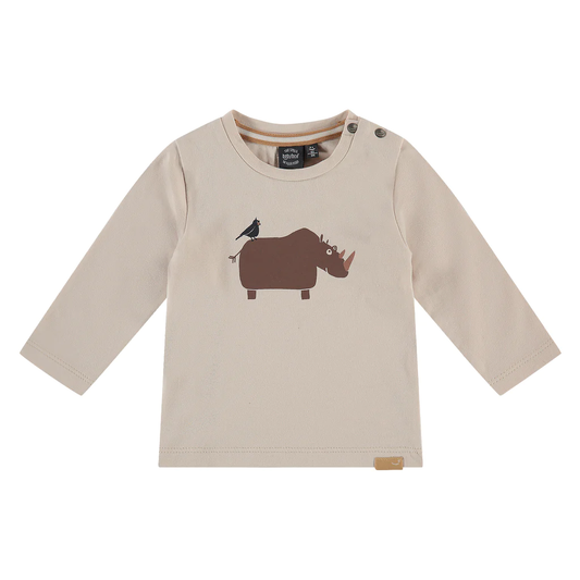 Baby longsleeve - Neushoorn