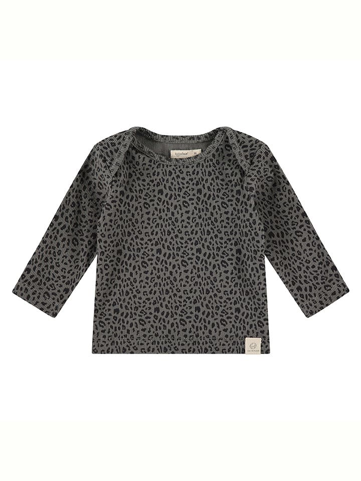 Baby trui panter - Zwart/groengrijs- Babyface