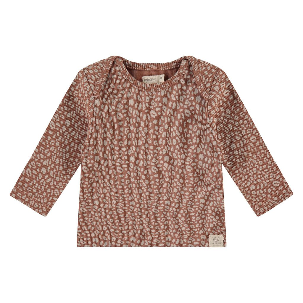 Baby longsleeve - Luipaardprint - Maat 50