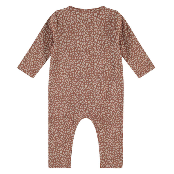 Baby boxpak luipaard print - Nut - Babyface