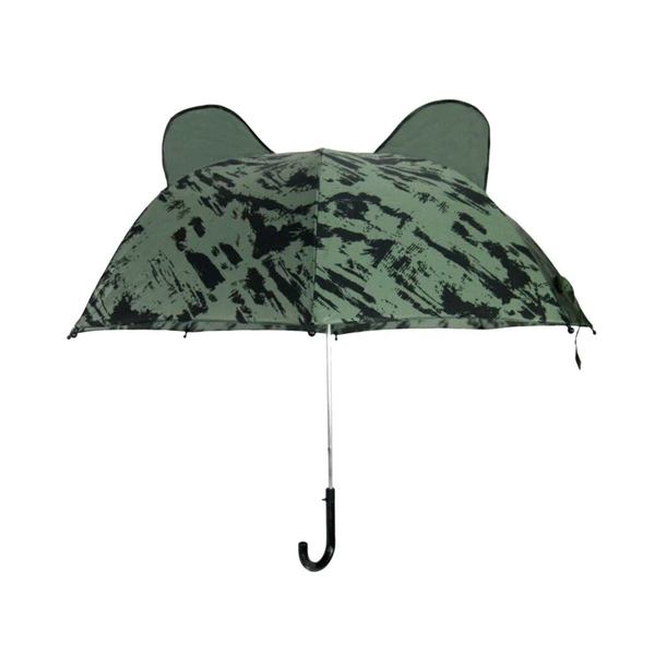 Paraplu gestreept - Donkergroen - VanPauline