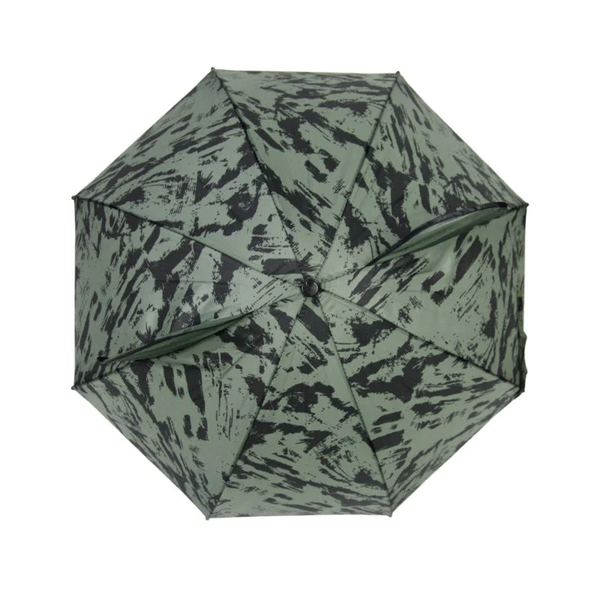 Paraplu gestreept - Donkergroen - VanPauline