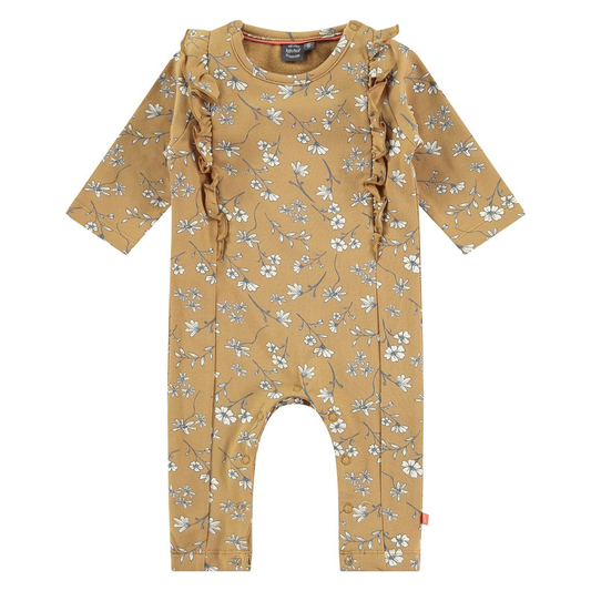 Boxpakje bloemen - Curry - maat 62