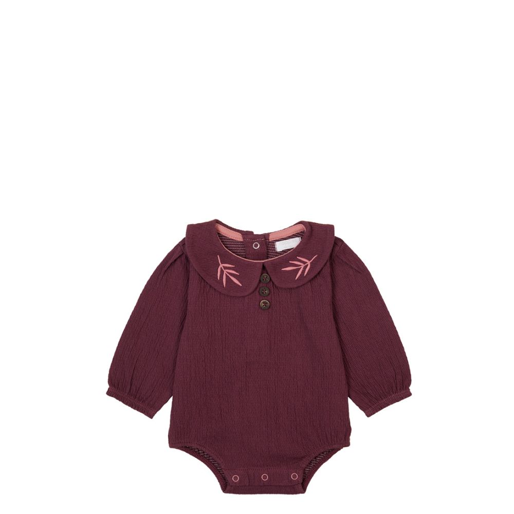 Bloomersuit - Romper - Frumales - Aubergine