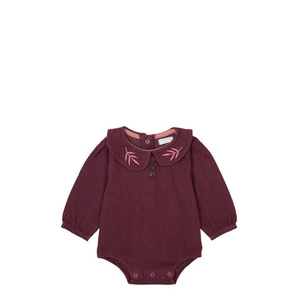 Bloomersuit - Romper - Frumales - Aubergine