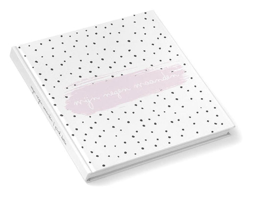 Invulboek - mijn negen maanden boek - pink
