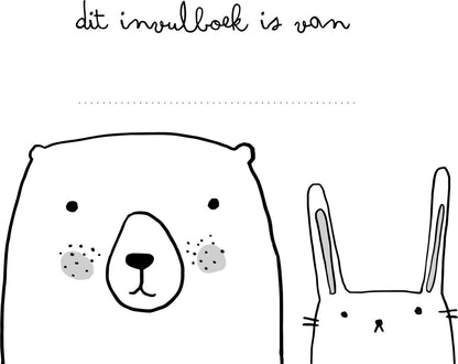 Invulboek - mijn eerste jaar - safari