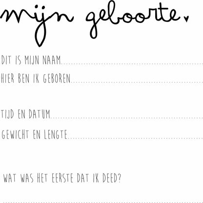 Invulboek - mijn eerste jaar - safari