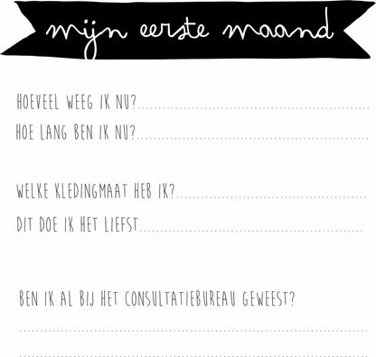 Invulboek - mijn eerste jaar - safari