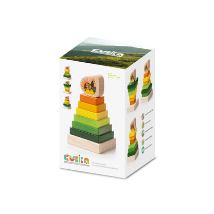 Houten stapelpiramide - Jungle
