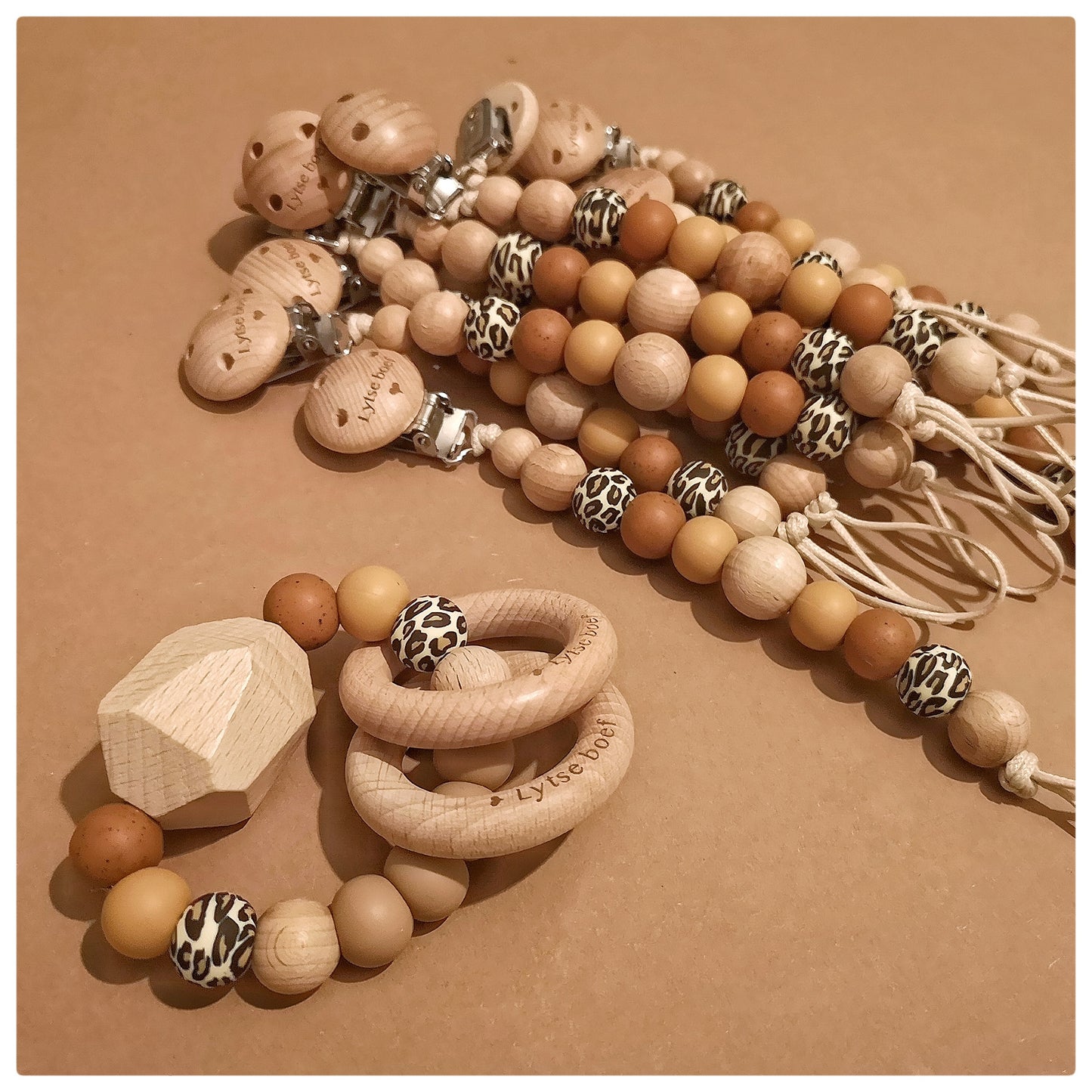 Speenkoord panter - puk