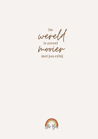 Bewaarbundel geboortekaartjes A5 - Botanical