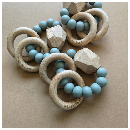 Dubbele Bijtring Mono - keuze uit verschillende kleuren