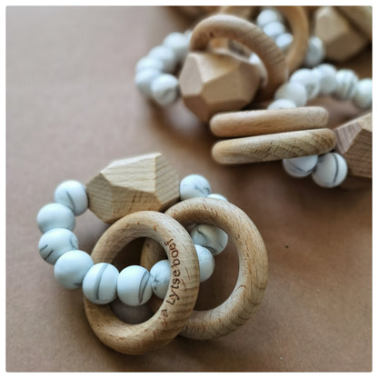 Dubbele Bijtring Mono - keuze uit verschillende kleuren