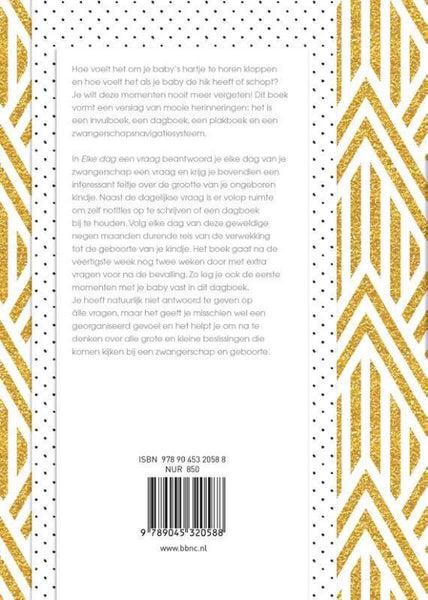 Elke dag een vraag - Zwangerschapsdagboek