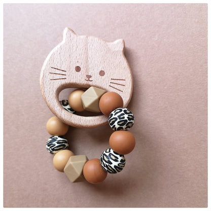 Bijtring Kat - keuze uit 5 kleuren