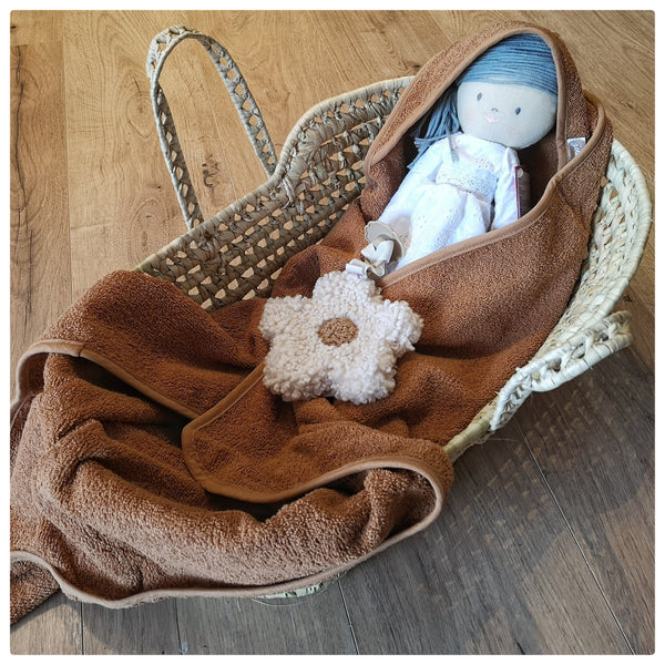 Poppen mozesmandje - 40 cm (Paula Reina)