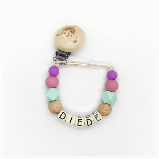 Speenkoord met naam - Zeemeermin