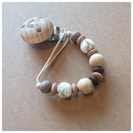 Speenkoord Boho Bruin