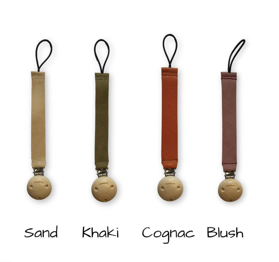 Leren speenkoord - keuze uit 4 kleuren - Chewies and more