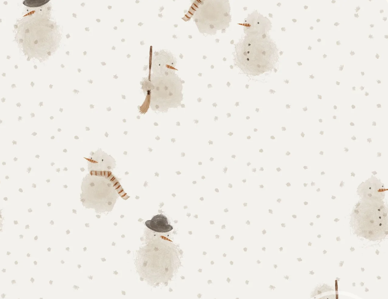 Tricot - Sneeuwpoppen - Family Fabrics