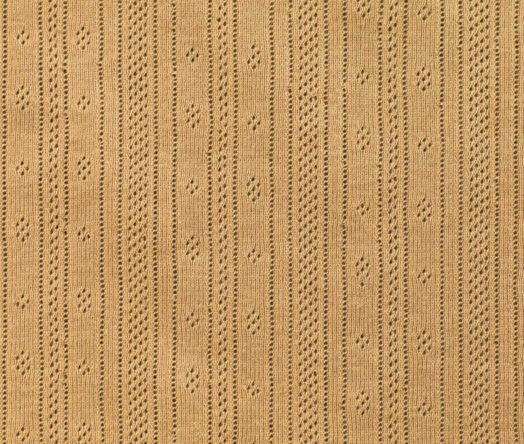 Hoeslaken verschoonmand/kinderwagen - Pointelle Camel