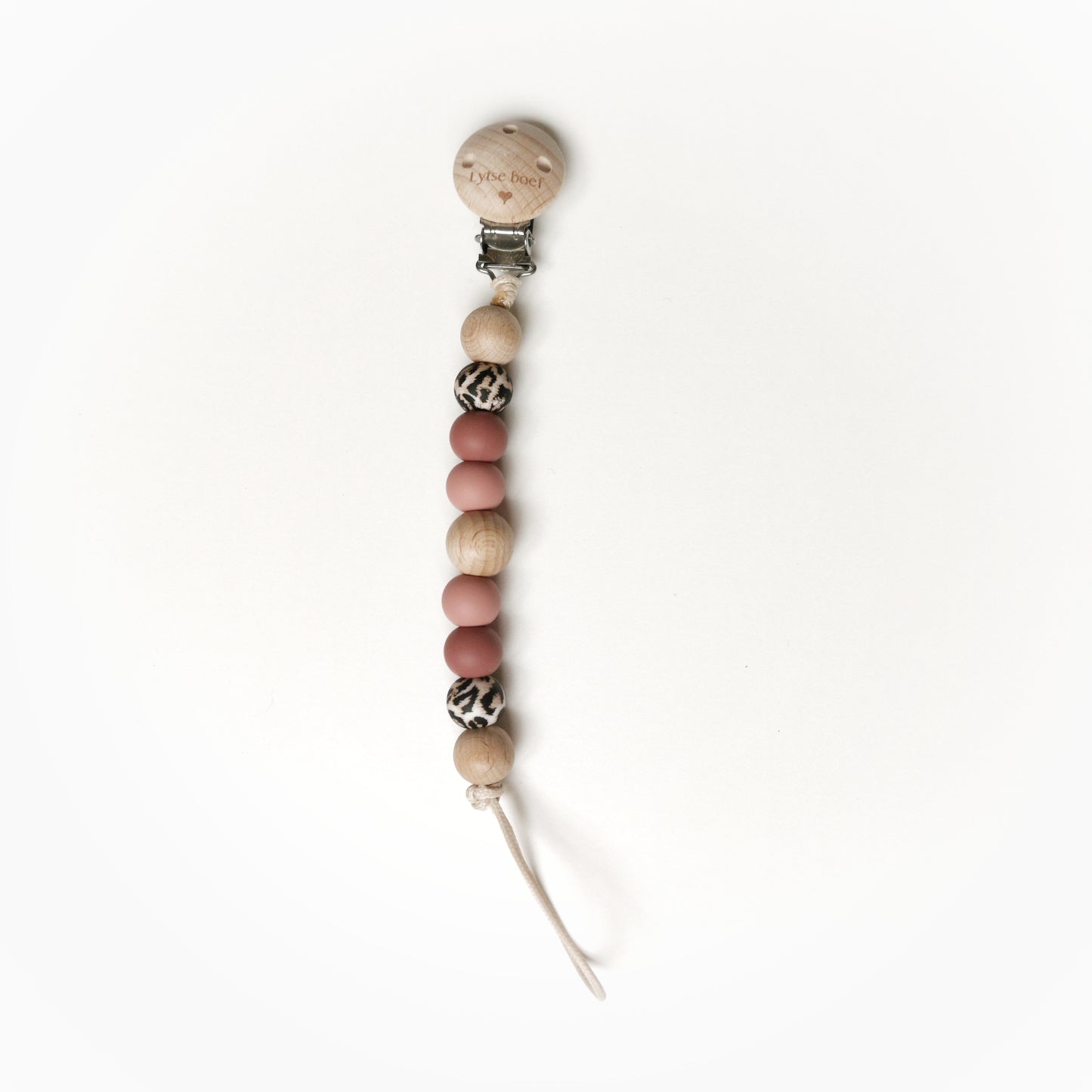 Speenkoord panter - Oudroze