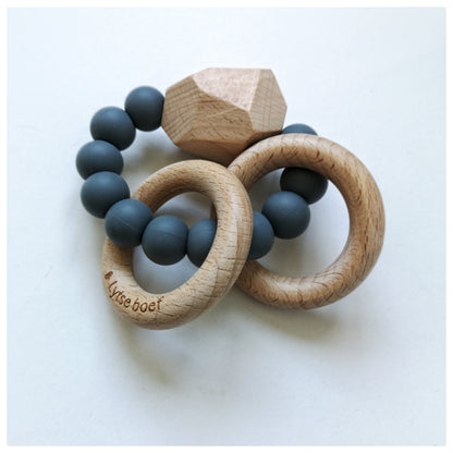 Dubbele Bijtring Mono - keuze uit verschillende kleuren