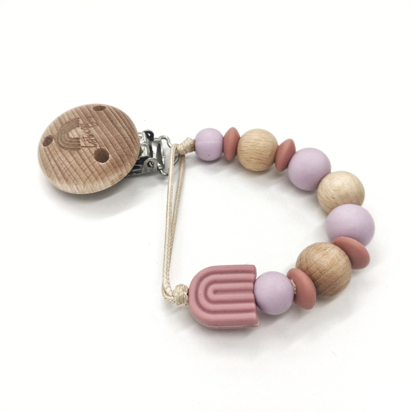 Speenkoord Boho Regenboog - Lila