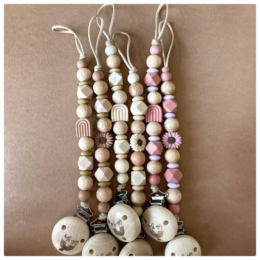 Speenkoord Ibiza Senses - regenboog & bloem