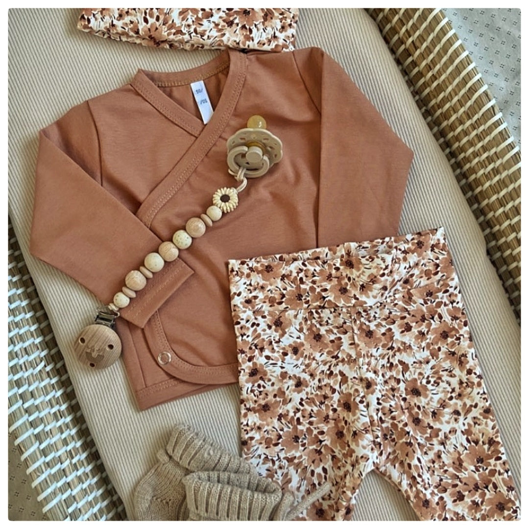 Speenkoord Boho Bloem - Ivoor