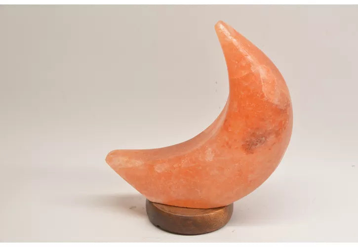 Himalaya zoutlamp - maanvorm oranje